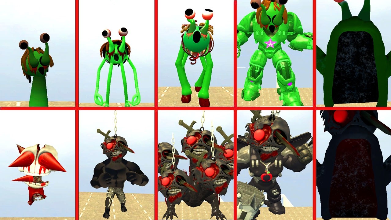 EVOLUTION OF ALL q VS ALL RADDY FAMILY IN GARRY'S MOD! WHO WILL WIN ...