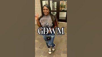 GDWM to run errands | go on campus|🖤#trendingshorts #trendingreels #grwm #grwmoutfit #trending