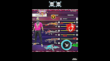 Raistar Scert Sensitivity Satting 🤫 | New Auto Headshot Sensitivity For All Guns😱 #freefire #shorts