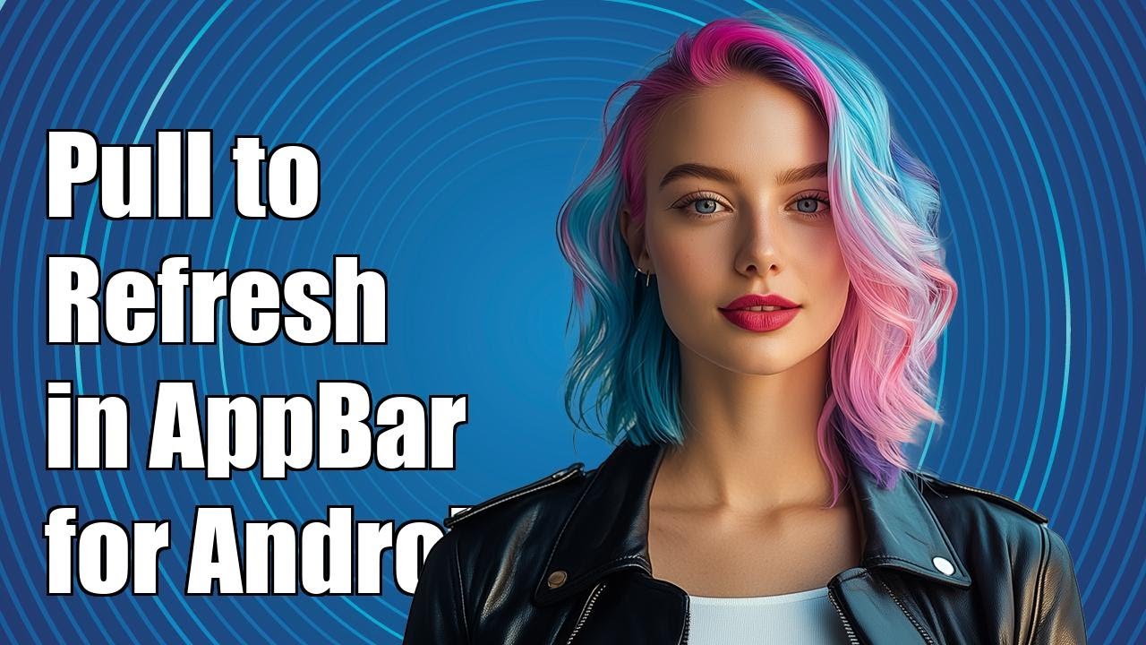 How to Implement Pull to Refresh in AppBarLayout for Android Apps - YouTube