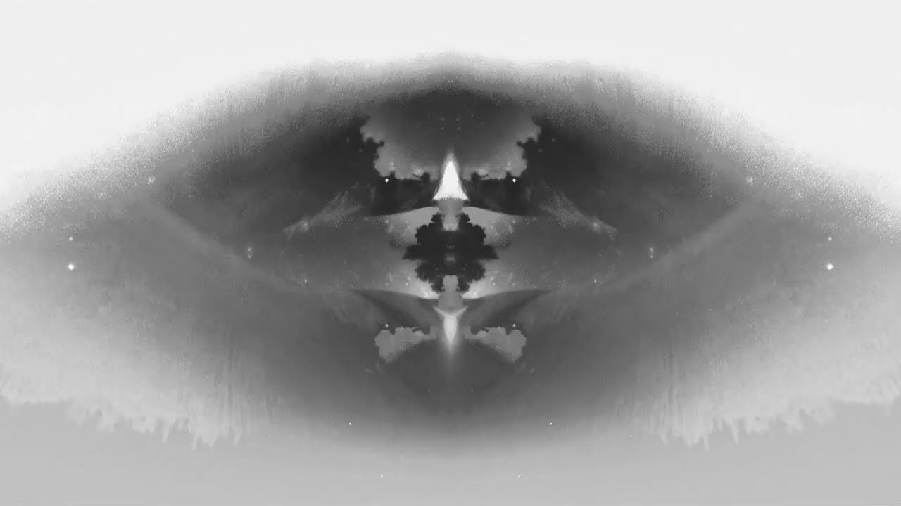 Animated Grayscale Visual Effects Background TV Screensaver