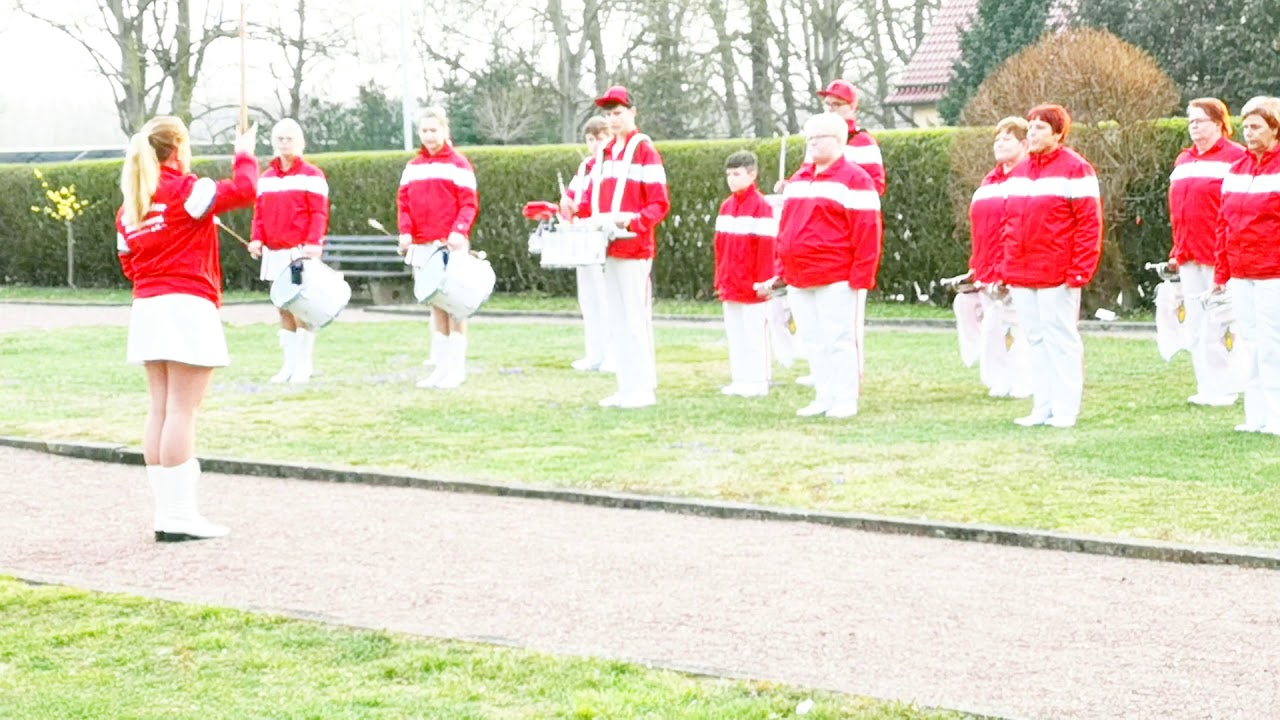 Hettstedter Fanfarenzug zur Eröffnung des 2. Hettstedter Wirtschaftsempfang