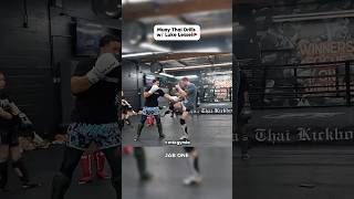 Running Muay Thai Drills with Luke Lessei #shorts