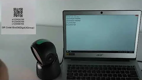 OBS2002 1d 2d Barcode Scanner Usb Desktop Qr Code Reader Auto Sens