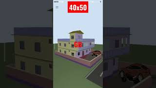 40X50 4Bhk Home Design In 3D 