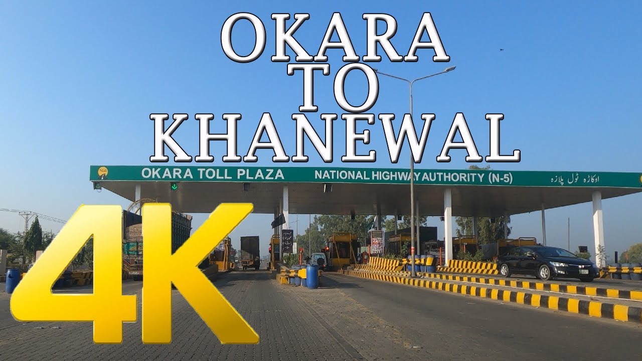 Driving through Okara To Khanewal Punjab  2021 Multan Road N5 Drive View - Punjab Road Trip 2021