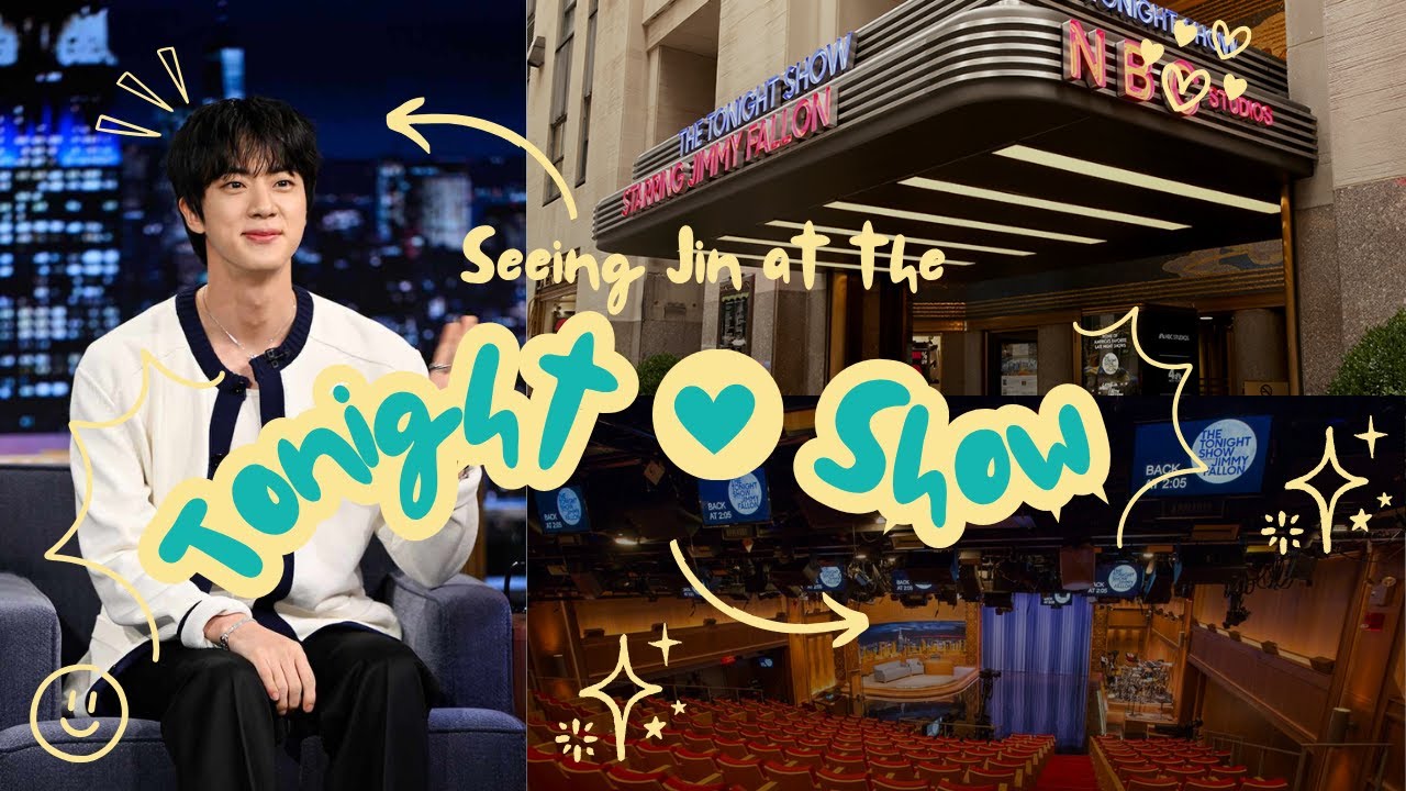 I Saw BTS' Jin on The Tonight Show... Here’s How It Really Went!