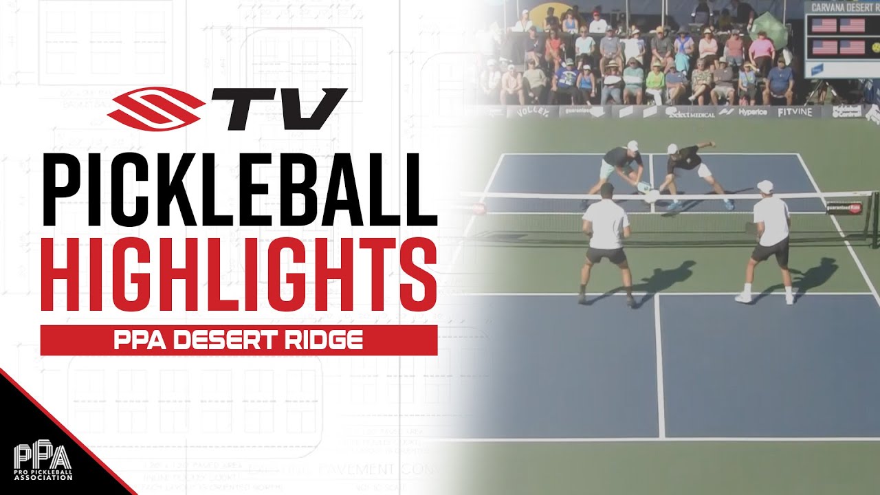 The BEST Point From PPA Desert Ridge Pickleball Highlight - Men's
