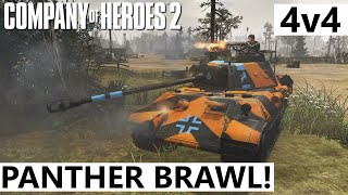 Panther Brawl! - Company of Heroes 2 - 4v4