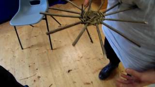 Basket making: How to join but to but (pairing)