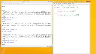 If usando listas en Python
