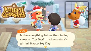 Animal Crossing: New Horizons | December 2020 | Snow and Toy Day