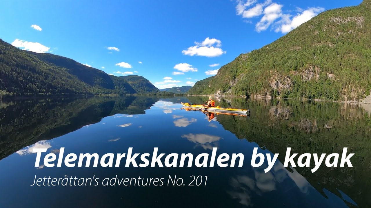 Telemarkskanalen by kayak