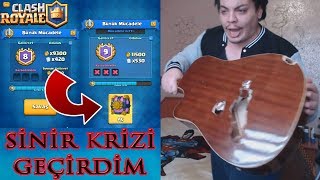 GİTARIMI KIRDIM!! ÇILDIRTAN BÜYÜK MÜCADELE Clash Royale