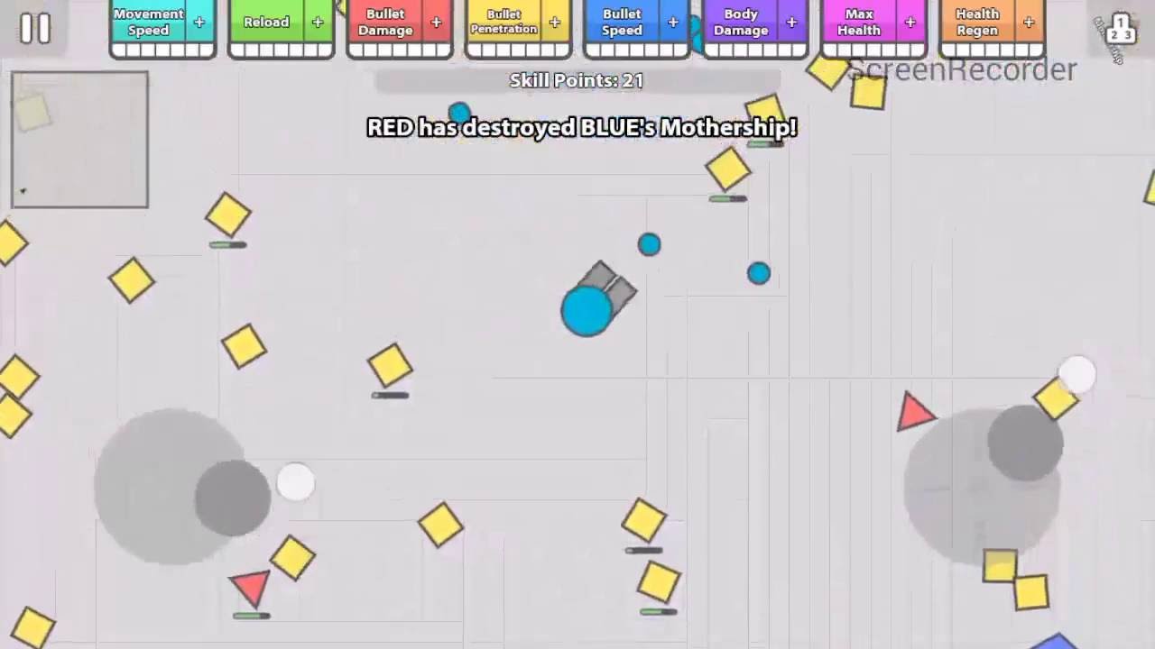 mothership gameplay diep.io game with full mod apk YouTube