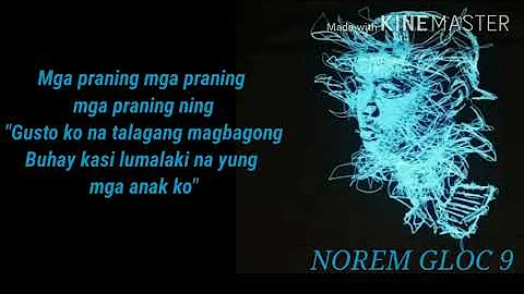 Norem -(Official Lyrics Video)-Gloc 9 ft. Shanti Dope, J Kris, Abaddon.