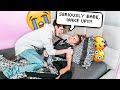 NOT WAKING UP! Prank On Fiance *Emotional Reaction*