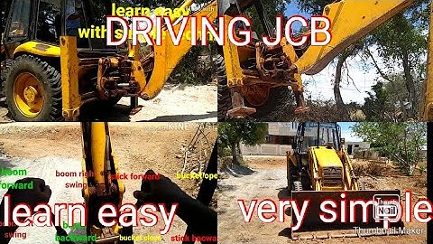 How to drive JCB || FULL driving technique