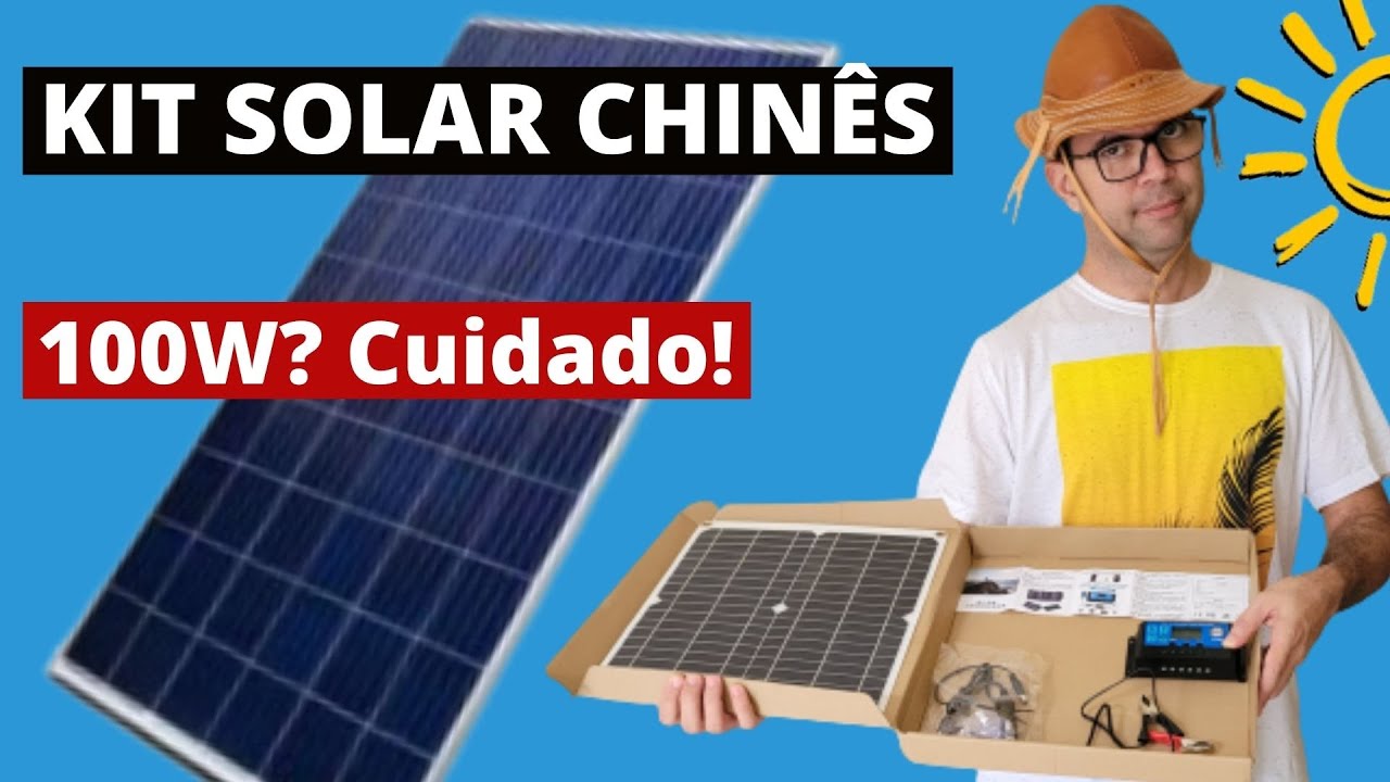 Kit Solar CHINÊS dá quantos WATTS?