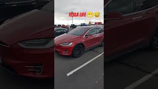 Electric car range anxiety. 😬😅.. #tesla