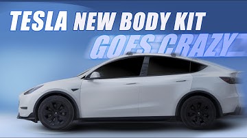 Model Y Rear Bumper Lip Wing Diffuser Replacement Splitter Spoiler ABS Body Kit Black Warrior Style