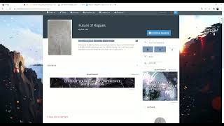 I started writing something in Royal Road Profile