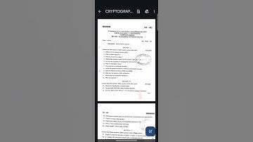 T JOHN BCA SEM-6 CRYPTOGRAPHY & NETWORK SECURITY QUESTION PAPER 2023