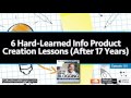 CBB121: 6 Hard-Learned Info Product Creation Lessons After 17 Years In the Business