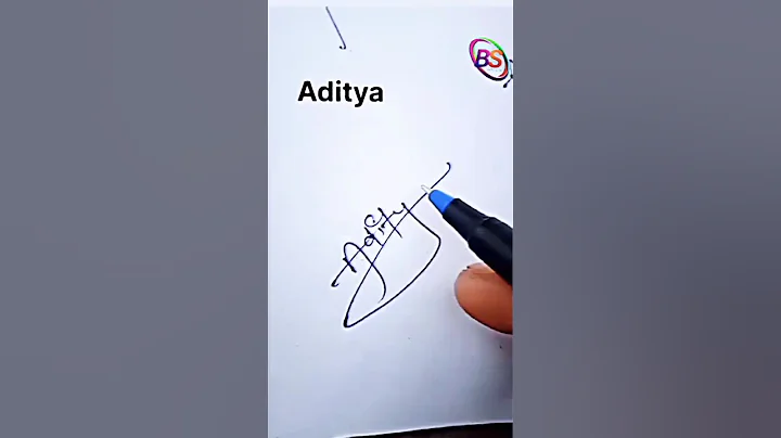 Aditya name Signature #handwriting #status #viral #shortvideo