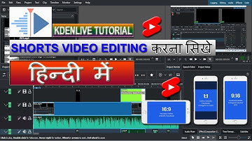 Kdenlive में Shorts Video Editing करना सिखे | Change Screen Size 9:16 To Normal Screen | Z-Tech