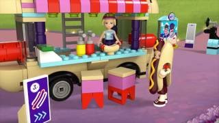 Мульт LEGO Friends 41129 Парк развлечений фургон с хотдогами