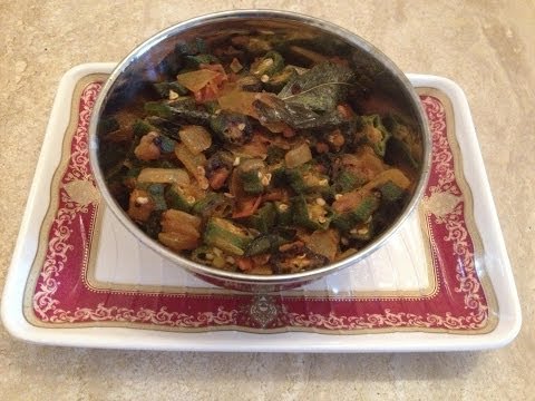 okra-recipes---okra-tomato-curry---indian-okra-veg-recipes