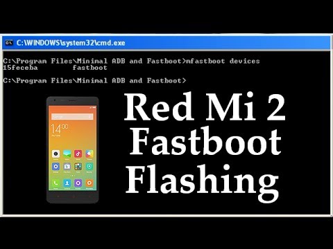 Red Mi 2 Fastboot Flashing with commands