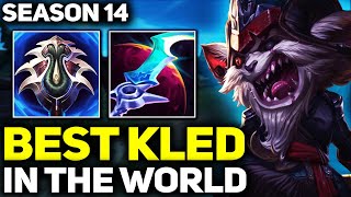 RANK 1 BEST KLED IN SEASON 14 - AMAZING GAMEPLAY! | League of Legends