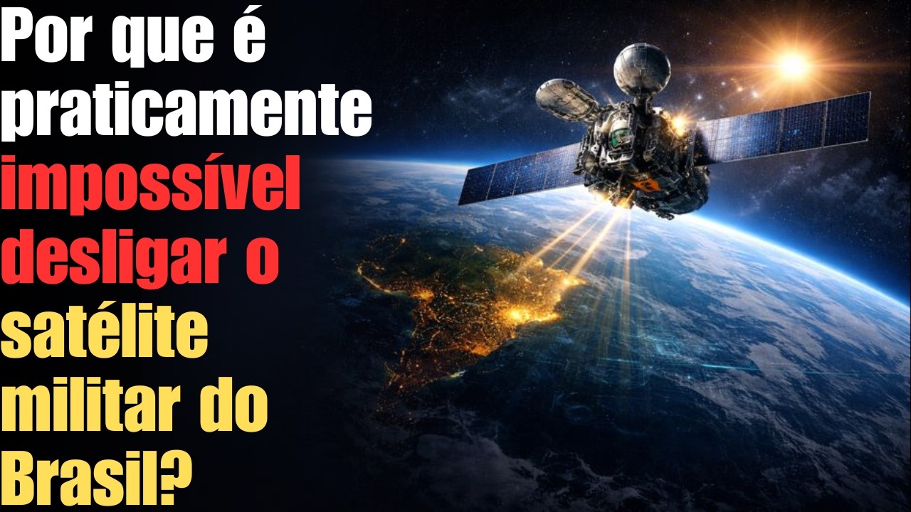 O satélite militar brasileiro que nenhuma potência consegue desligar ou derrubar! SGDC-1