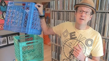 THE VERY BEST Vintage Plastic Milk Crates For Vinyl/LPs/Albums/Records! Look for 