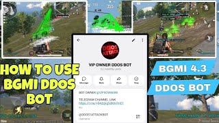 Bgmi ddos attack bot telegram free 4.3 | bgmi ddos kaise banaye | ddos attack telegram bot making