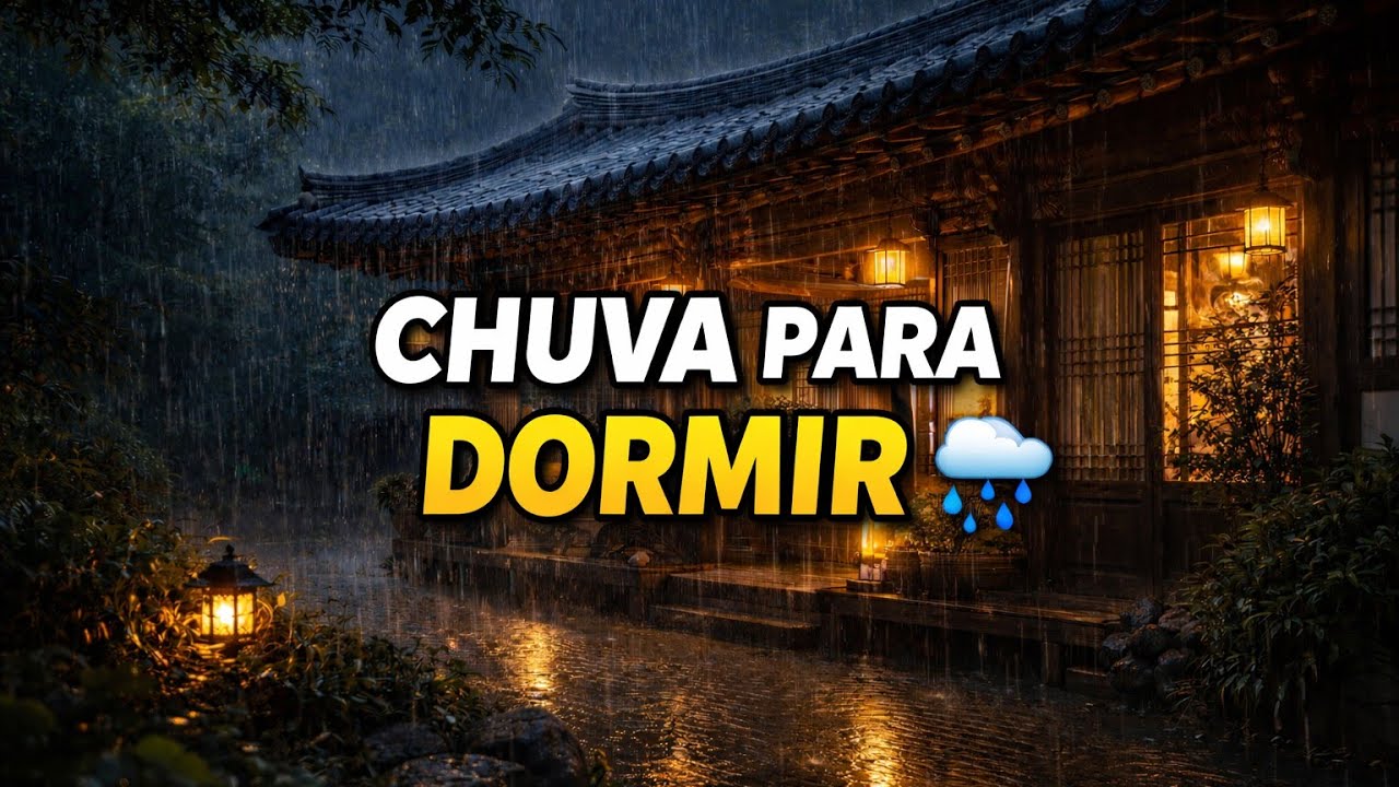 COLOQUE O FONE E DURMA EM 5 MINUTOS 🌧️