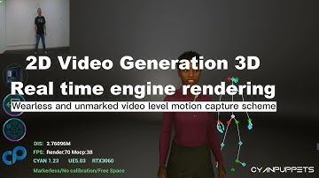 Cyanpuppets: Markerless Full-Body, Face & Hand Mocap, Unreal5 Animation tools | 3D Animation