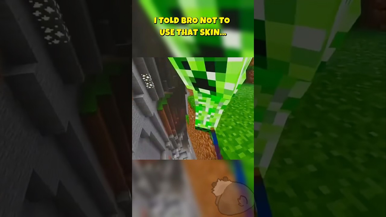 MINECRAFT: I TOLD BRO NOT TO WEAR THAT SKIN… 😩🤣 