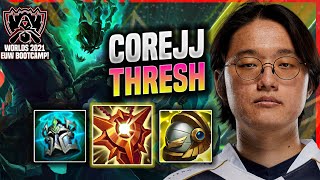 LEARN HOW TO PLAY THRESH SUPPORT LIKE A PRO! - TL Corejj Plays Thresh SUPPORT vs Rakan! |