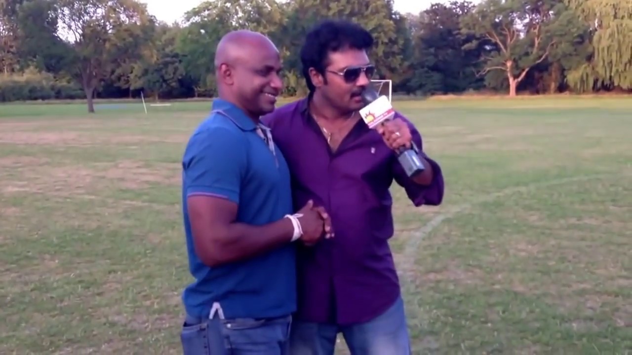 Jayasuriya bowling against Simbu batting maanada mayilada london