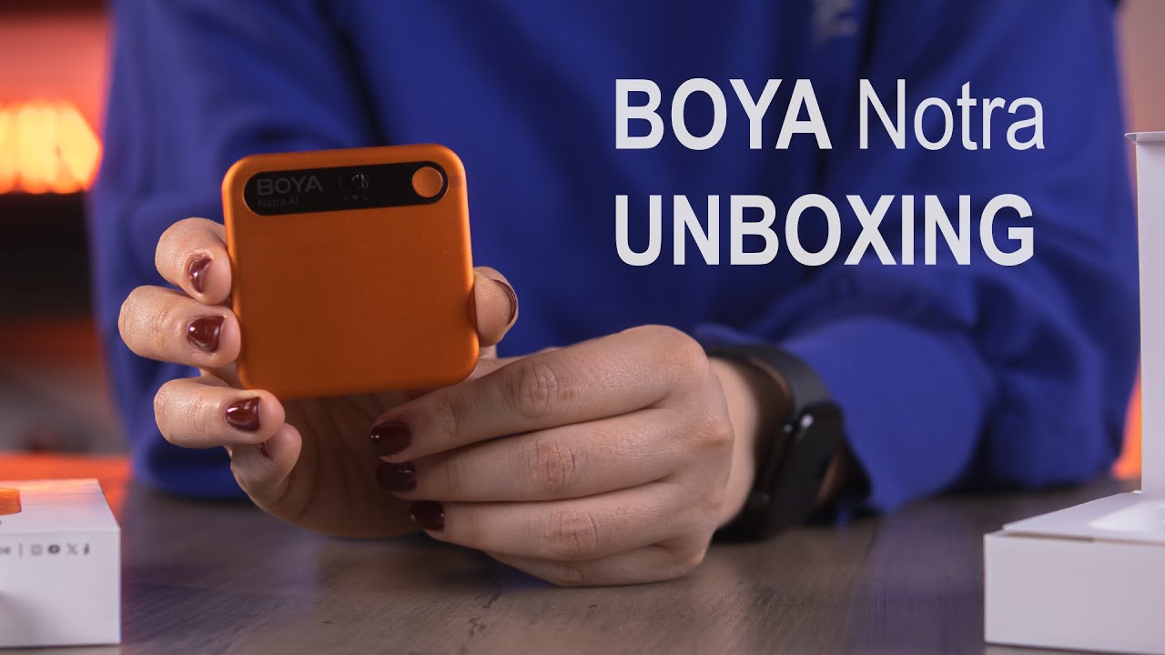 BOYA Notra Unboxing & First Look | AI Note Taker That Turns Voice