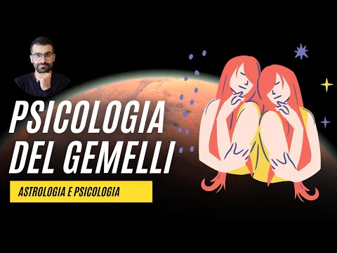 Video: L'uomo Gemelli Come Segno Dello Zodiaco