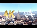 [4K]EXCLUSIVE TOUR TORINO|Magical Vibrations in magnificent TURIN, SCENIC VIDEO Drone 4K Must watch!
