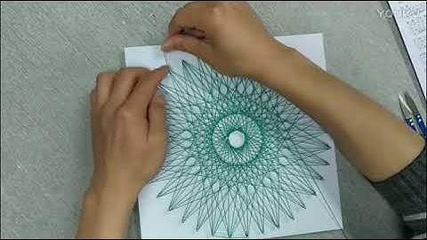 Installation tutorial For String Art Kit （Multilayer circle）