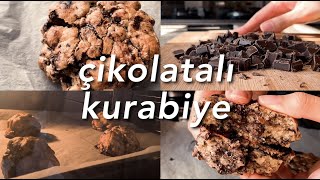 Bol Çi̇kolatali Kurabi̇ye Tari̇fi̇ Nyc Chocolate Chip Cookies Cooking Asmr