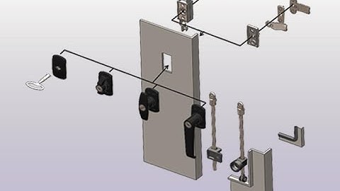 WDS Multi-point Locking System T Knob Animation