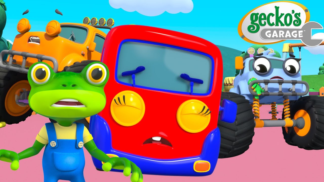 Oh No! Baby Truck is Crying! 😢 | Sing Along Songs and Nursery Rhymes for Kids | Gecko's Garage