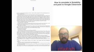How to annotate in Notability and upload to Google Classroom Wealth